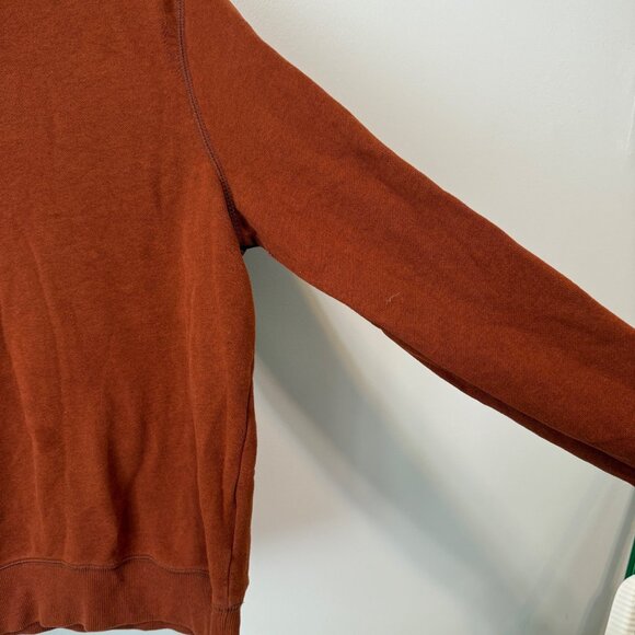 G.H. Bass & Co. Mens Rust Sweatshirt Medium Cotton Blend Crewneck - Picture 3 of 7
